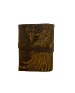 Eagle Embossed Leather Journal Handmade Vintage Spell Book of Shadows Softcover notebook <b>with</b> strap <b>lock</b> witch Travel <b>Diary</b> - Product Image 1