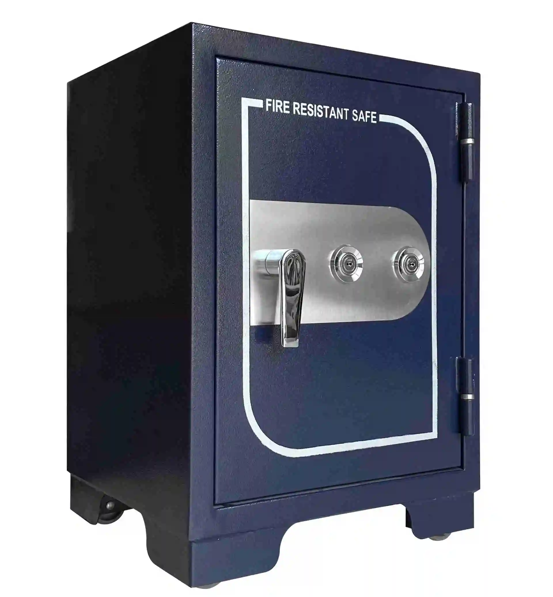 Caja de seguridad para muebles de dormitorio resistente al fuego de acero inoxidable con cerradura doble para uso en el hogar y la Oficina de fábrica de Foshan