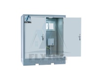 Toilettes préfabriquées amovibles, WC modulaire portable, cabine sanitaire intégrée, résistante à la pluie et au vent, pour projets temporaires en bordure de route