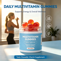 Gummies multivitaminés en marque blanche OEM, vente en gros, formule personnalisée, emballage, fabricant de compléments alimentaires en gommes, fournisseur