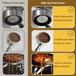Wiederverwendbarer Kaffee-Puck-Siebfilter aus gesintertem 316 Edelstahl für Espresso-Siebträgerfilterkorb - Product Image 3