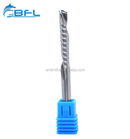BFL solo flauta espiral poco 1 flauta de aluminio final de la máquina de fresado cnc fresadora cortador de punta plana