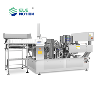 Machine sous vide multifonctionnelle semi-automatique Elemotion avec double alimentateur de sacs rotatif automatique pour le remplissage et la fermeture de sacs en plastique et en papier