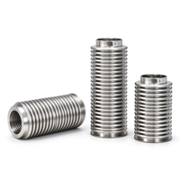 Tuyau ondulé flexible résistant aux produits chimiques, pour l'industrie chloroalkali, tube anti-corrosion, soufflet, joint d'expansion, bride