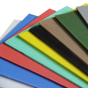 PP Hollow sheets Corrugated Hollow Sheet roll recycle plastic sheet corrugated plastic board plate