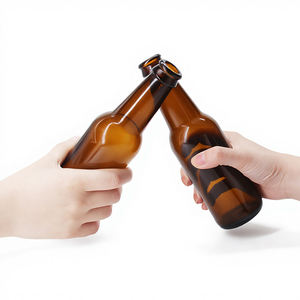 Venta al por mayor muestra gratis 330ml 500ml botellas de cerveza de vidrio transparente Venta caliente corona para bebidas de jugo de licor - Product Image 5