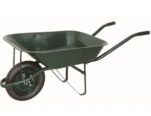 钢材料单150千克花园金属托盘车轮手推车手推车