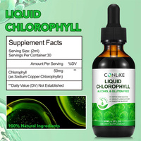 OEM/ODM Huile de Chlorophylle à Succès Commercial, Complément Herbal Riche en Extraits de Chlorophylle et Vitamine C, Qualité Alimentaire