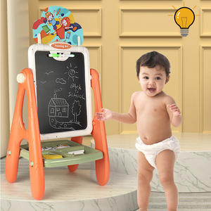 Penjualan Laris 2023 Mainan Pendidikan Papan Tulis Papan Gambar Anak-anak Lukisan Braket Dapat Dihapus Grafiti Bayi Warna Magnetis - Product Image 4
