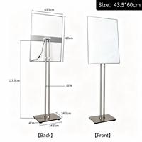 Boîtes lumineuses publicitaires d'usine LED panneau de menu rétro-éclairé pour cafés magasins de fleurs cinémas restaurants