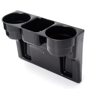Multifunctional <b>Car</b> <b>Cup</b> <b>Holder</b> Rear Seat Storage Rack Black Plastic Universal Fit - Product Image 1