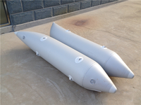 250x55Cm Durable 1.2mm PVC Gonflable Ponton Banane Tubes Bouée pour DIY Bateau Plate-Forme