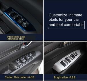 Botón de interruptor de vidrio para ventana, accesorios interiores, cubierta embellecedora de fibra de carbono para <span class=keywords><strong>Mazda</strong></span> 2017 CX5 2018 2019 2020 2021 <span class=keywords><strong>2022</strong></span> - Product Image 5