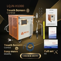 Nouvelle machine à souder à l'eau portable mini manuelle en acier inoxydable OH1000, générateur d'hydrogène et d'oxygène pour la réparation de bijoux et dentaire
