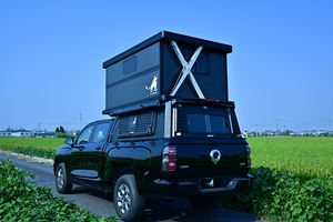 Tente de toit de voiture électrique à coque dure avec panneaux en fibre de carbone Utilisation quatre saisons Ouverture automatique rapide Télécommande étanche - Product Image 3