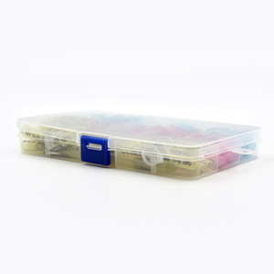 120PCS Heat <b>Shrink</b> Terminal Kit Pure Copper Splices <b>Plastic</b> Box Waterproof Wiring Connectors For Electrical Repair - Product Image 1