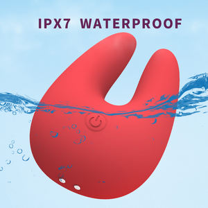 Vibratori Doppi a Forma di Coniglio CE ROHS Massaggiatore per Seno Femminile con Forte Vibrazione Stimolazione Clitoridea in Silicone Liquido Giocattolo Sessuale per Adulti - Product Image 6