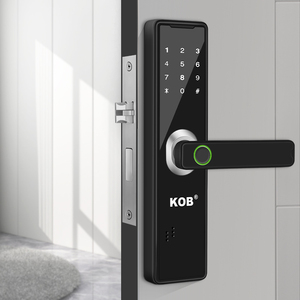 Kob khóa thông minh bảo mật bằng hợp kim nhôm cho nhà thông minh khóa thông minh vân tay điện tử kỹ thuật số khóa mật khẩu đám mây tương thích SDK cho gia đình - Product Image 5