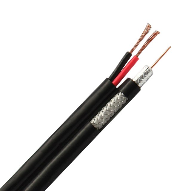 RG59 Coaxial Cable Bulk Al Foil+braided Shield PVC Jacket 75Ohm Impedance for Security Camera TV Systems CATV/CCTV Applications