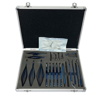 SY-VX02 Eye Ophtalmique Instrument Eye Micro Intraoculaire Lentille Implantation Chirurgie Instruments 21PCS Titanium Cataract Set