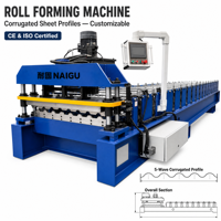 Offre Spéciale aux États-Unis : Machine de Formage à Rouleaux Double Couche pour Panneaux R et Panneaux Tuff AG, Machine Automatique de Fabrication de Tôles Métalliques pour Toitures