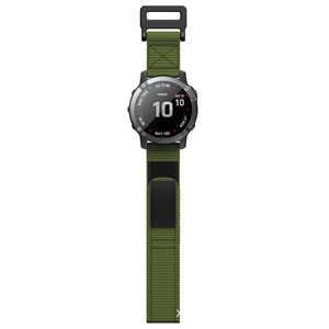 Bracelet de montre en nylon respirant de 26 mm pour Garmin <span class=keywords><strong>Fenix</strong></span> <span class=keywords><strong>7</strong></span>/7Pro/<span class=keywords><strong>6</strong></span>/<span class=keywords><strong>6</strong></span> Pro/5/5 Plus/Epix/Instinct, bracelet de remplacement - Product Image 4