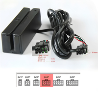 MSR100 DLT GPS lecteur de carte magnétique Stripe AAMVA Thaïlande permis de conduire Taxi camion lecteur de carte 4PIN 8PIN Souce fabrication