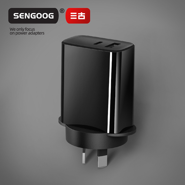 SAA Certified USB Wall Charger Fast 5V 3A Charging 15W QC 3.0 Power Adapter Compatible for Wireless Earphone Charging