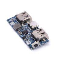 Module de suralimentation DIY pour carte mère de batterie externe avec port de charge Type-C et double USB, 5V 2.4A