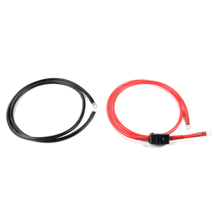 Kit de câble <span class=keywords><strong>d</strong></span>'<span class=keywords><strong>alimentation</strong></span> personnalisé avec porte-fusible, <span class=keywords><strong>section</strong></span> de câble de 25 mm2, câble PV noir - Product Image 6