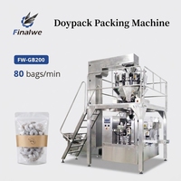 Machine d'emballage de sachets préformés pour grains de café, type pochette à fermeture éclair, qualité export Finalwe