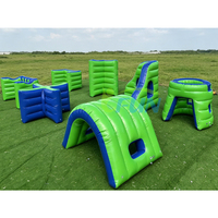 Bunker de paintball gonflable en PVC robuste, étanche à l'air, portable, obstacles de tir étanches pour le tir au laser et le tir à l'arc