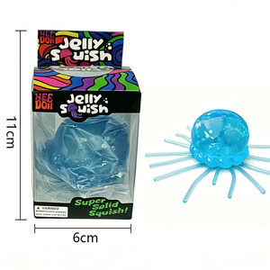 Juguete Antiestrés de Medusa de Simulación, de Compresión Lenta y Rebote, para Aliviar el Estrés, Juguete Novedoso de Pulpo Acuático para Niñas - Product Image 5