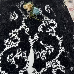 Xu Hướng Mới Cutwork Nhung Đen Hoa Cạnh Quý Guipure Ren Quần Áo Cưới Thời Trang Mới Bên Dresses - Product Image 3