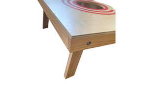 Juego Cornhole de tableros de madera personalizados con bolsas de frijoles para fiestas traseras Tamaño de regulación para deportes y entretenimiento - Product Image 5