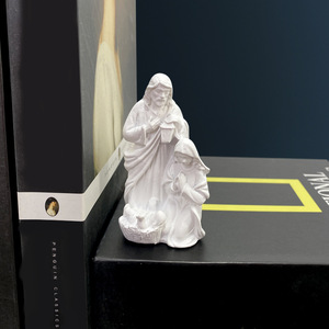 Famiglia di Tre SYL in Stile Europeo, Decorazione in Resina per <span class=keywords><strong>Casa</strong></span> e Portico, Modello Artigianale, Regalo per le Festività Natalizie - Product Image 1