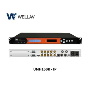Wellav UMH160R décodeur IP IRD HDMI SDI AV ASI Radio et équipement de diffusion de télévision