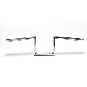AOCHUANG1" Rise 8" Ape Hanger sans trous, guidon chromé, compatible avec Black XF161063-B-6 - Product Image 4
