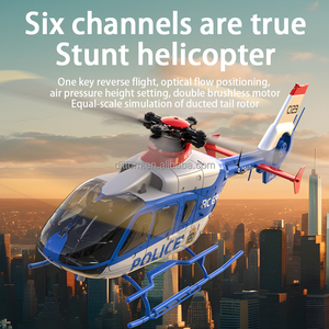Hélicoptère RC 2.4G 6CH C123 Brushless à rotor unique, simulateur de positionnement à double flux, modèle d'avion de combat - Product Image 2
