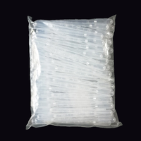 Pipette Pasteur en plastique jetable LDPE stérile Cotaus 0,2 ml 0,5 ml 1 ml 2 ml 3 ml 5 ml 10 ml 10 µl Pipette de transfert en plastique jetable