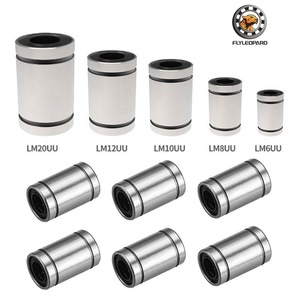 แบริ่ง LM6UU LM8UU ลายเสือดาวบิน LM12UU LM10UU LM20UU เหล็กหล่อลื่นตัวเองทรงกลม - Product Image 5