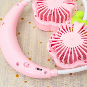 <span class=keywords><strong>Ventilateur</strong></span> électrique portable USB à deux vitesses pour filles, nouveau style tendance, motif patte <span class=keywords><strong>de</strong></span> chat, à fixer autour du <span class=keywords><strong>cou</strong></span>, autonomie 1-3 heures - Product Image 5