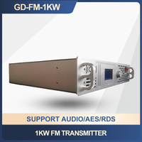 Transmisor FM Profesional GD-FM-600W de 600W, Equipo Transmisor de Radiodifusión PLL Estéreo RF Ajustable para Estación de Radio