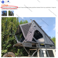 Tente de toit rigide isolée pour SUV, camping, aluminium, 4 personnes, quatre saisons, imperméable, tout-terrain, RTT