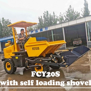 شاحنة قلابة صغيرة هوبر دوارة درجة 1t 2t 3t قلابة قلابة ذاتية التحميل مع مجرفة CE معتمدة على الطرق الوعرة شاحنة - Product Image 4