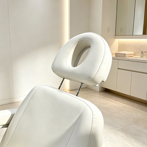 Fauteuil de beauté électrique à 4 moteurs, fauteuil facial réglable, fauteuil de traitement esthétique médical avec lumière LED au sol - Product Image 4