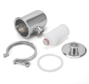 Vệ sinh thép không gỉ SS304 316 Tri Kẹp kết thúc cấp thực phẩm điều chỉnh góc bể lọc - Product Image 6