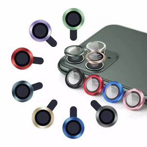 Protezione dell'obiettivo della fotocamera per <span class=keywords><strong>iPhone</strong></span> 11 <span class=keywords><strong>12</strong></span> 9h <span class=keywords><strong>pellicola</strong></span> di copertura dello schermo dell'obiettivo per <span class=keywords><strong>iPhone</strong></span> 13 14 pro max 15 plus 12mini lente vetro temperato - Product Image 1