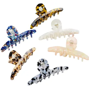 Hot Selling Hair Clips Hair Claws Cellulose Acetate Jaw Clip French Design For Women