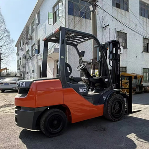 T-O-Y-O-T-A TCM HELI Used Forklift truck 2.5/3/5/7/8/10 Ton 8fd30 Japanese 1dz Diesel Engine Stacker triple Mast <b>Side</b> Shift - Product Image 1